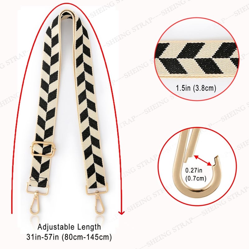 Shein Purse Strap Replacement Crossbody Handbag Shoulder Strap Adjustable - Image 5